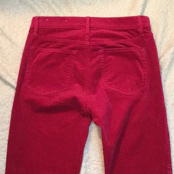 LOFT 💕 Velvet magenta high rise skinny pants - Picture 8 of 12